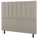 Ver imagem 3 de Kit Cabeceira E Baú Cama Box King 195Cm Suede Bege