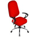 Ver imagem 1 de Cadeira para Escritório Presidente Gomada Linha Blenda Vermelho