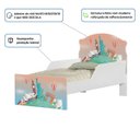Ver imagem 3 de Cama Infantil Volta Ao Mundo Aventura Proteção Lateral Adesivo Uv Brilhante