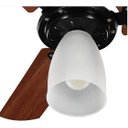 Ver imagem 2 de Ventilador de Teto Marbela Tron 127v Preto/verniz