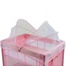 Berço p/ Bebê Até 15 Kg Regulável C/ Mosquiteiro e Bolsa Transporte Snooze Burigotto - Rosa - 8