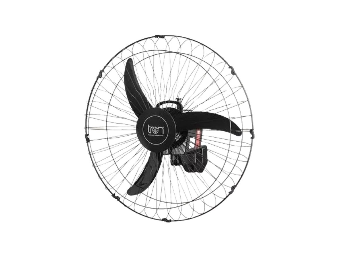 Ventilador Parede Oscilante Tron 60.cm Bivolt 140.w A.t Preto - 1