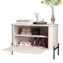 Ver imagem 3 de Mesa de Cabeceira Bancroft Off White Preto