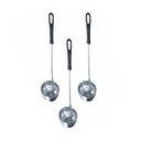 Ver imagem 1 de Kit 3 Concha Alumínio Fundido Polida para Cozinha Cb 29cm