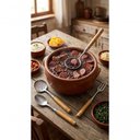 Ver imagem 2 de Kit Talheres Kit 4 Talheres Grandes Alumínio e Madeira Fosco para Churrasco Cinza