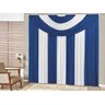 Cortina Suprema Quarto Sala 3,00(larg) x 2,80(alt) AZUL BRANCO - 1