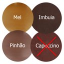 Ver imagem 7 de Cadeira de Madeira Maciça Katrina Cross Estofada em Tecido Suede Turkey