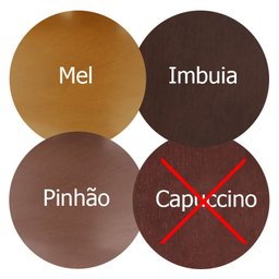 Cadeira de Madeira Maciça Katrina Cross Estofada em Tecido Suede Turkey - 7