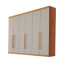 Ver imagem 1 de Guarda Roupa Casal Encanto 100 Mdf 6 Portas e 4 Gavetas Rufato