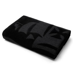 Toalha de Banho Buettner Jacquard Veludo Futebol Vasco 70cmx140m Preto - 2