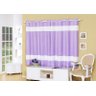 Cortina Gold Amy para Varão Simples 3 Metros Cor Lilás - 1