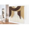 Cortina Espanha 2 Metros para Sala Quarto Escritório Tabaco/ Avelã - 1