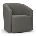 Ver imagem 1 de Poltrona Stella Max Suede Base Giratória - D'Rossi Cor Grafite