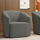 Ver imagem 7 de Poltrona Stella Max Suede Base Giratória - D'Rossi Cor Grafite