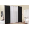 Cortina Veneza 2,00m X 1,70m Preto / Branco Para Varão - 1