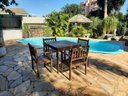 Ver imagem 2 de Conjunto Venezza Mesa 4 Cadeiras Gourmet Madeira Jardim