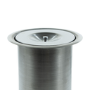 Ver imagem 2 de Lixeira Pia Cozinha Embutir Granito Inox Alumínio Luxo 3 Lts