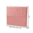 Ver imagem 3 de Cabeceira Cama Box Estofada Madeira Queen Size Paris:rosa