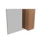 Ver imagem 1 de Espelheira para Banheiro 80cm com 1 Porta Bn3602 Amêndoa - Tecno