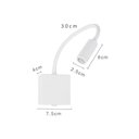 Ver imagem 4 de Arandela Nordecor Evy Led com Interruptor Bivolt Branco 3000k Luz Amarela 2054