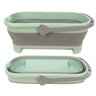 Balde Retrátil de Silicone Dobravel Grande 15l Partna Verde - 1