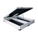 Ver imagem 1 de Box Baú Bipartido King 1,93x2,03 Conceito Branco - Corino