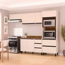 Ver imagem 1 de Armário de Cozinha Modulada Completa 4 Peças 270cm com Tampo 250041 Koya Politorno Móveis