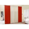 Cortina Veneza Quarto Sala 3,00(larg) x 2,50(alt) Vermelho - 1