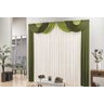 Cortina Esmeralda Quarto Sala 3,00(larg) x 2,50(alt) Verde - 1