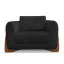 Ver imagem 5 de Poltrona Jobim Linho Boucle - Lucadi Home