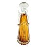 Escultura Anjo Decorativo Murano Ambar 27x10x11cm - 1