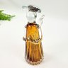 Escultura Anjo Decorativo Murano Ambar 27x10x11cm - 4