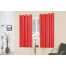 Cortina Blackout 2 Metros para Varão Simples Cor Vermelho - 1