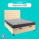 Ver imagem 4 de Cama Box Bau + Colchão Casal Ortobom D33 Iso100 + Cabeceira Estofada