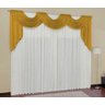 Cortina Veneza Quarto e Sala 3,00m x 2,80m para Varão Duplo - 3