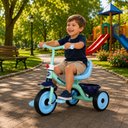 Ver imagem 3 de Triciclo Infantil com Pedais e Cestinha - Azul