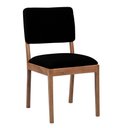 Ver imagem 1 de Cadeira Decorativa Sala de Jantar Luxo Julia Facto Preto - Mozzelar