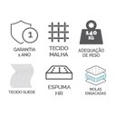 Ver imagem 5 de Cama Box Casal King Size 193x203x79cm Class Gazin Colchões Megasul