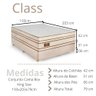 Cama Box Casal King Size 193x203x79cm Class Gazin Colchões Megasul - 6