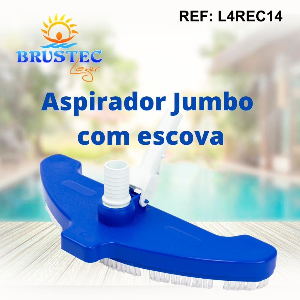 Brustec Aspirador Para Pisciba Jumbo Escova - 2