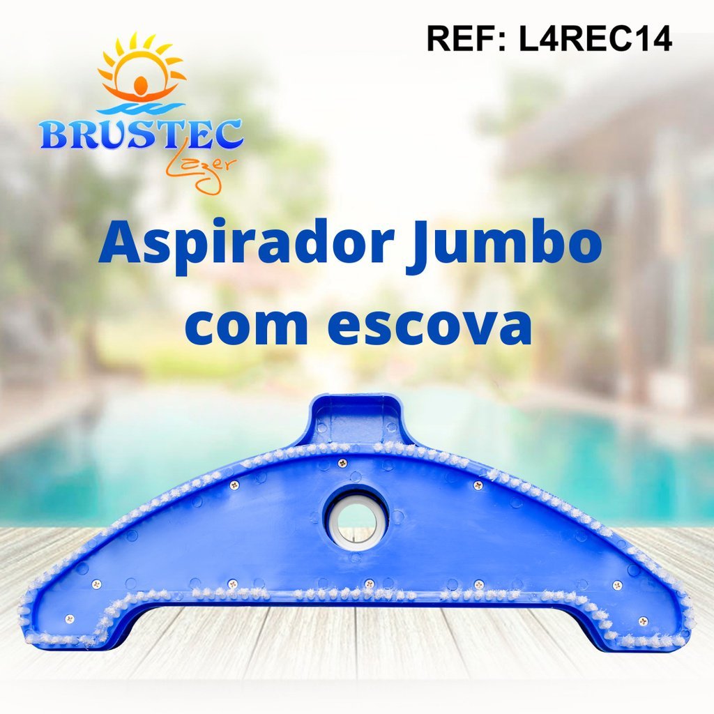 Brustec Aspirador Para Pisciba Jumbo Escova - 3