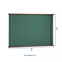 Ver imagem 2 de Painel de Tv para Sala 195cm Clássico 50513 Linz Móveis - Verde/imbuia Glazer