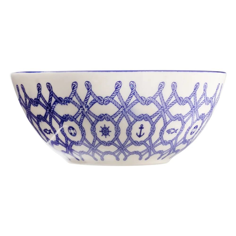 Tigela Náutica Branca e Azul 600ml Oxford - 2