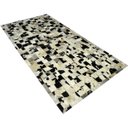 Ver imagem 2 de Tapete Couro Preto Branco Salino Amarelo 1,50x3,00 C/b Pç 10