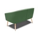 Ver imagem 5 de Namoradeira 02 Lugares Stella Suede Pés Palito Natural - D’Rossi - Verde