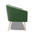 Ver imagem 4 de Namoradeira 02 Lugares Stella Suede Pés Palito Natural - D’Rossi - Verde