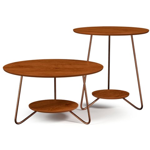 Kit Mesa de Centro e Apoio Liz Freijo