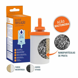 Kit 04 Un Vela Filtro Barro Carvão Ativado Elite Tripla Ação - 2