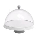 Ver imagem 2 de Kit 3 Porta Bolos 25cm Branco com Cúpula e Pé Bubble Crippa Tortas Doces Boleira