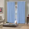 Cortina Blackout e Voil Pratika Slim 2,00x1,80M Azul Bella Jane - 2